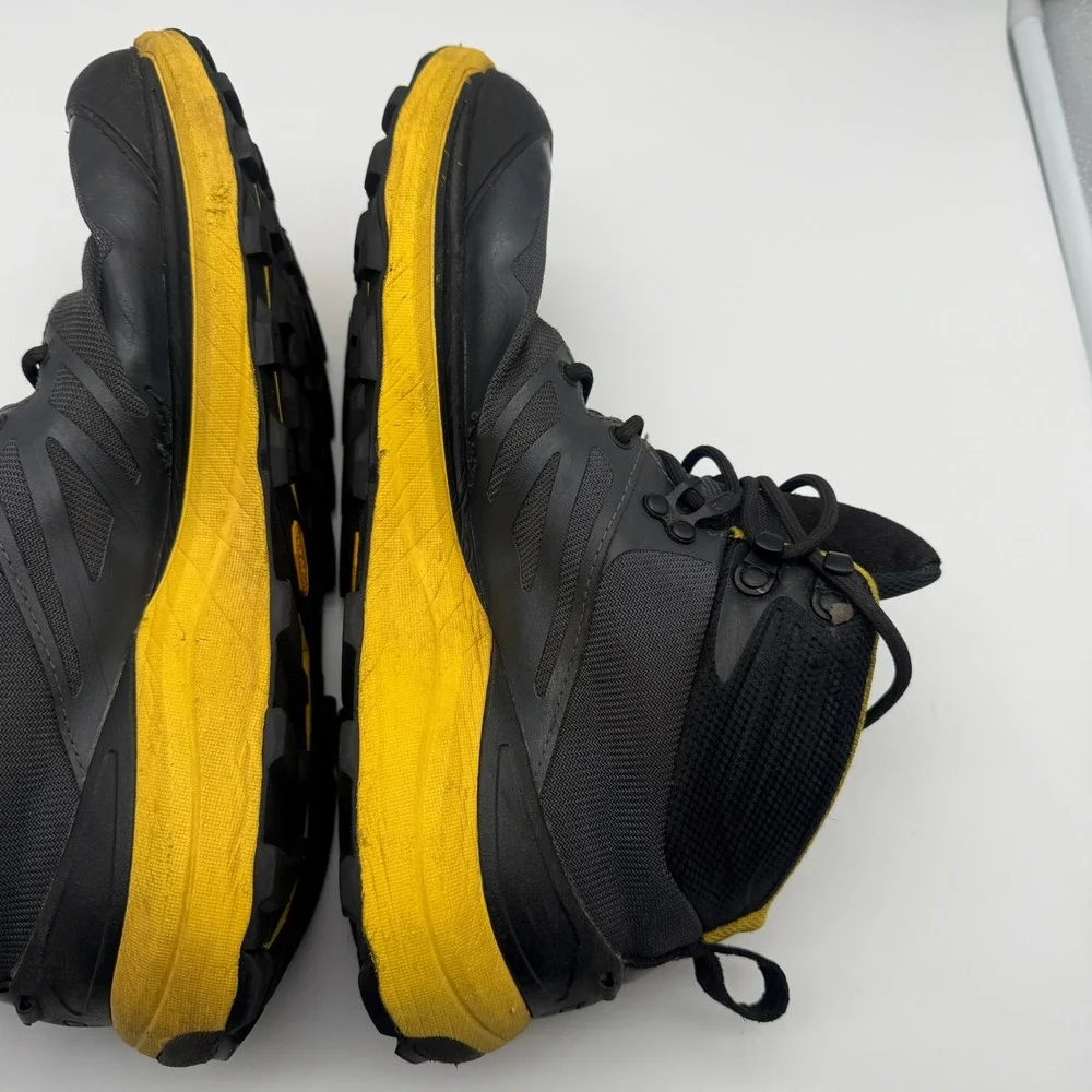 Topo Athletics Trailventure 2 Mens 10.5 Hiking Boot Charcoal/Mustard VIBRAM